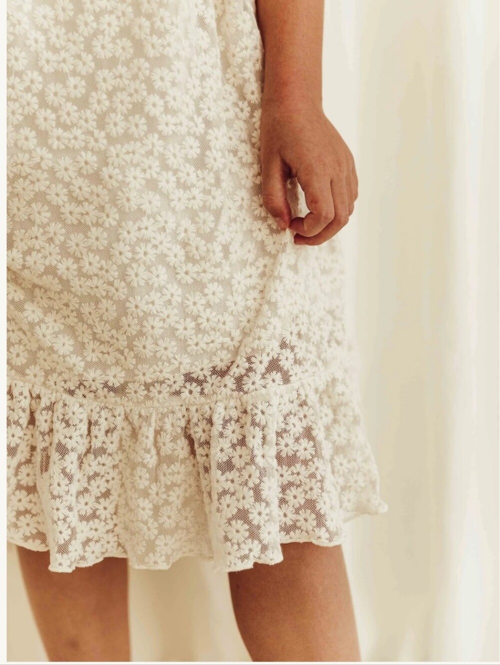 LiiLU LACE DAISIES WOMENS DRESS MUMMY AND MINI ORGANIC COTTON ONE SIZE FITS ALL